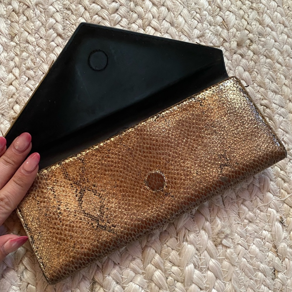 Marc By Marc Jacobs Metallic Python Print Trifold… - image 5